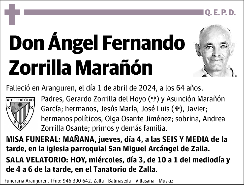 Ángel Fernando Zorrilla Marañón