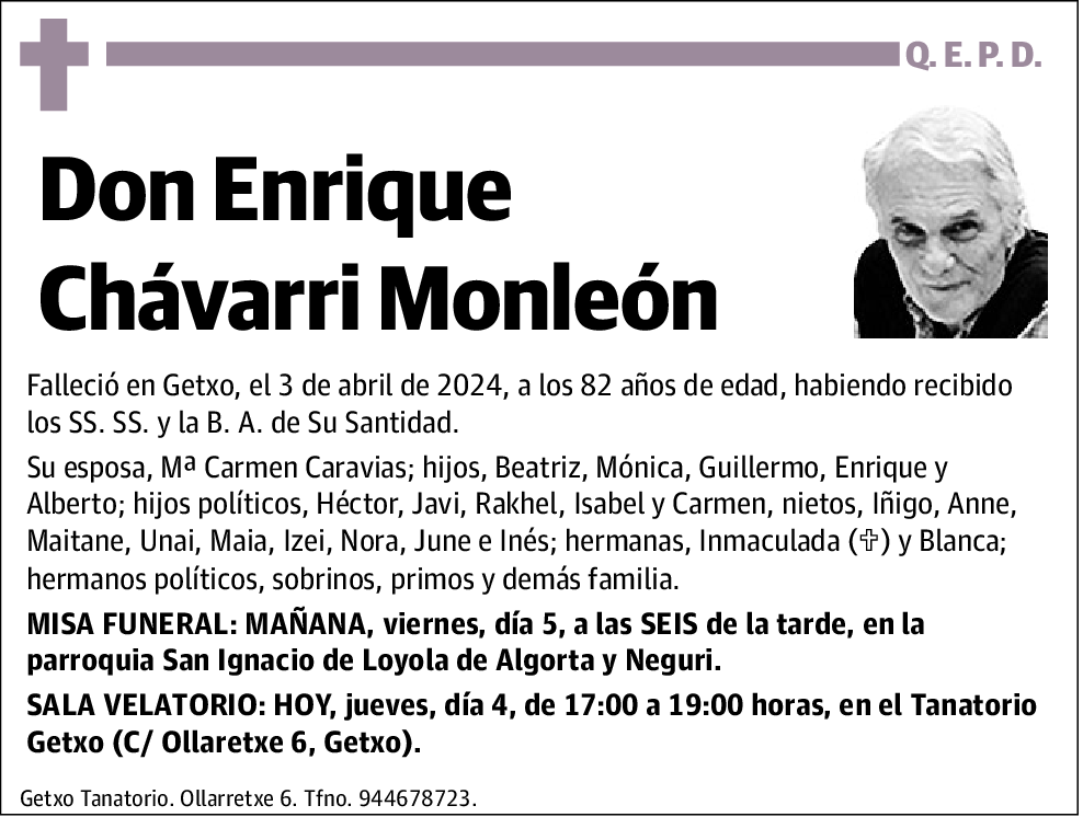 Enirque Chávarri Monleón