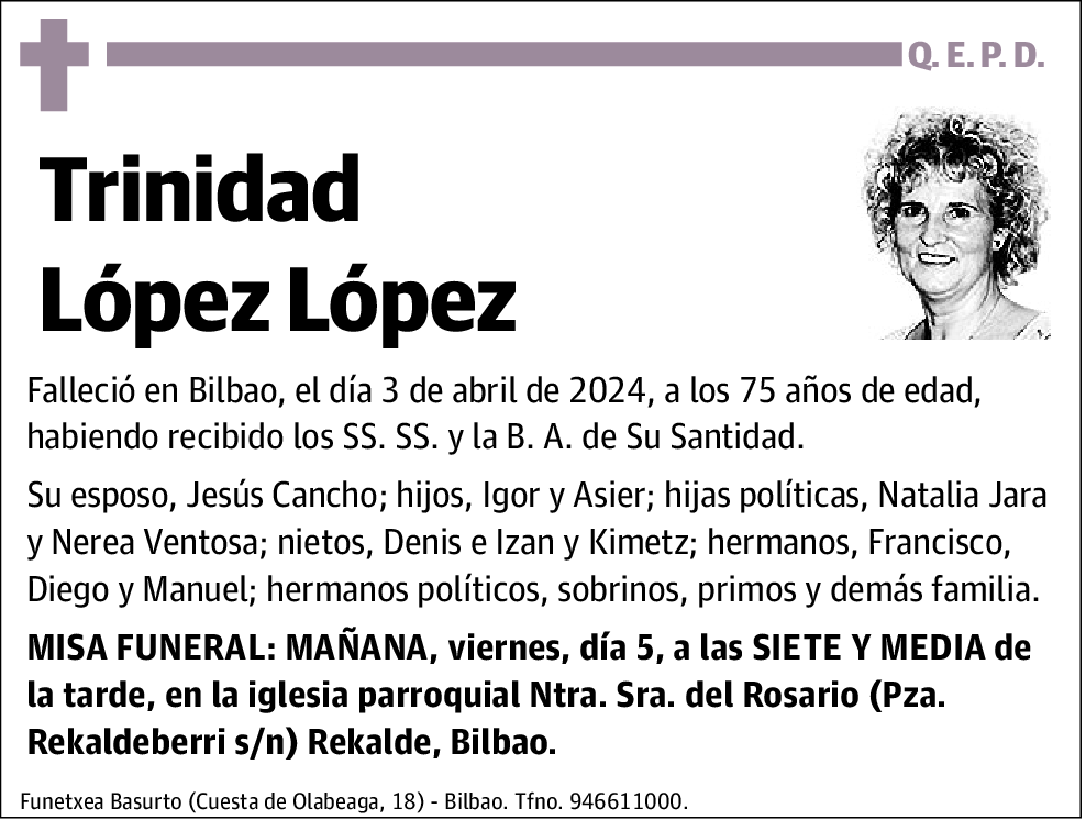 Trinidad López López