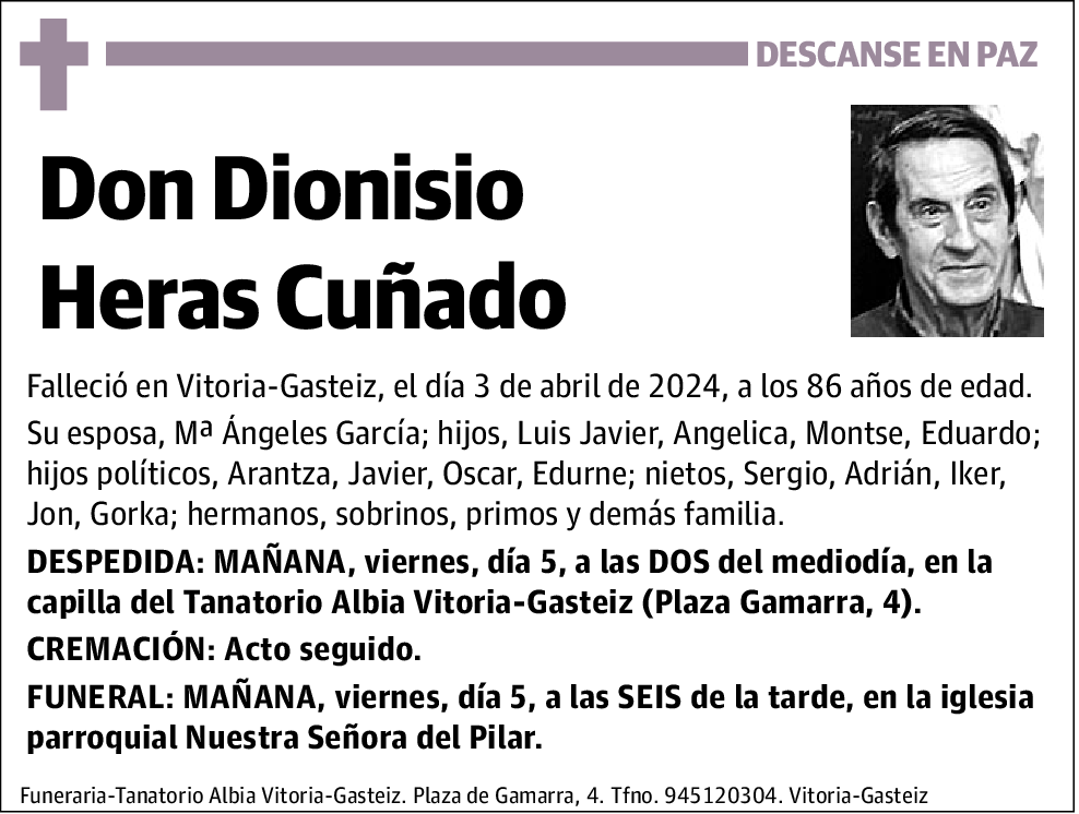 Dionisio Heras Cuñado