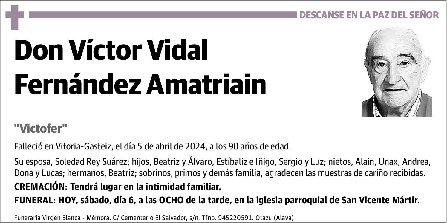 Víctor Vidal Fernández Amatriain