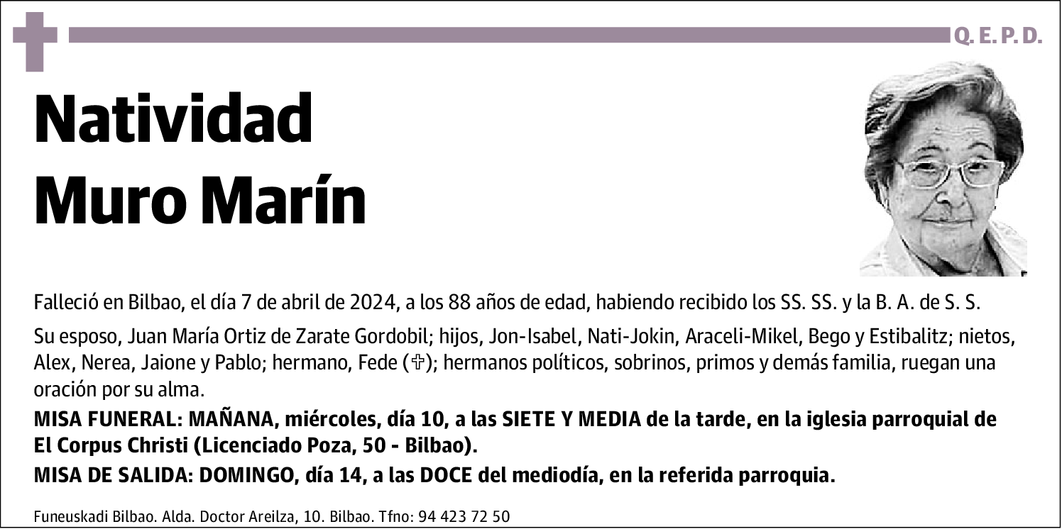 Natividad Muro Marín