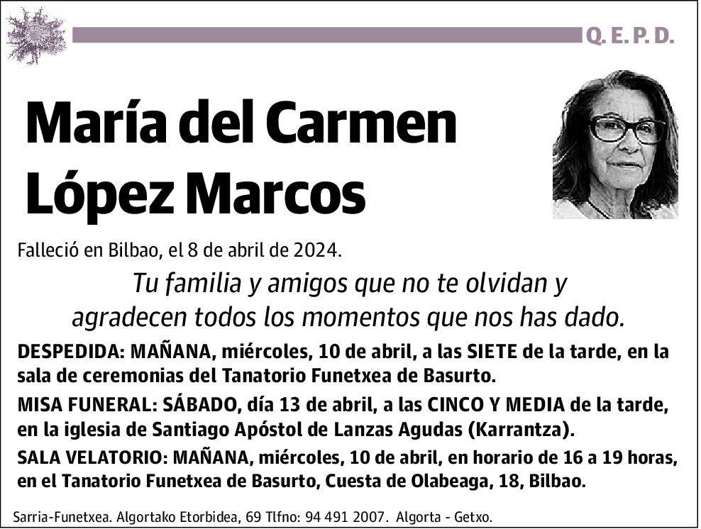 María del Carmen López Marcos