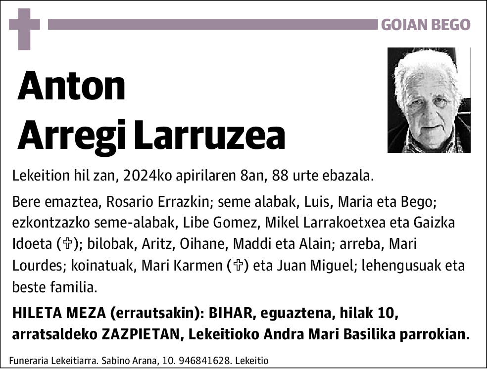 Anton Arregi Larruzea