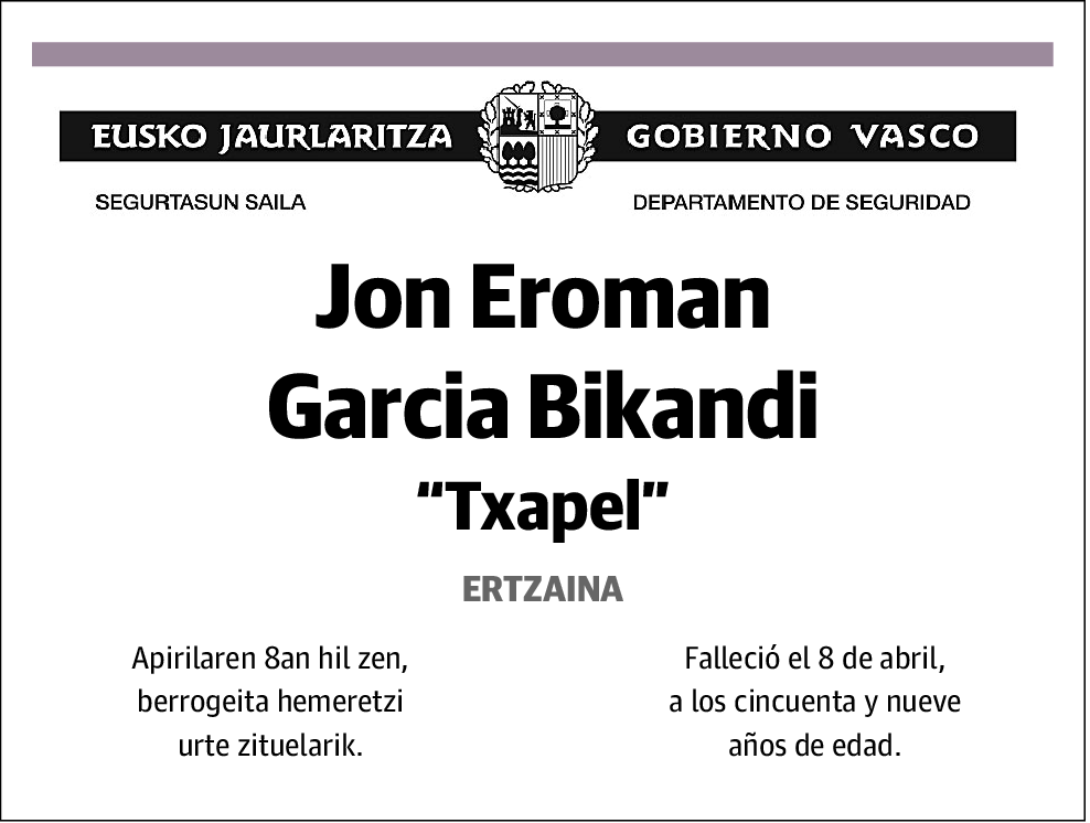 Jon Eroman Garcia Bikandi