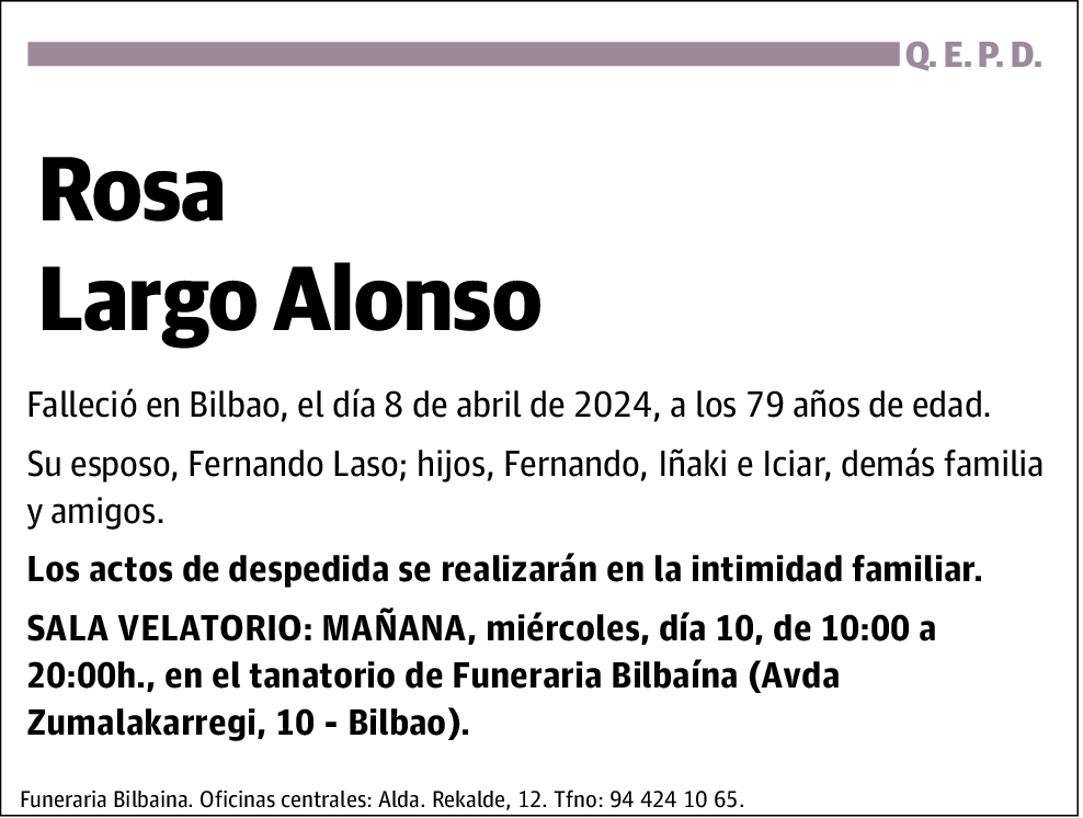 Rosa Largo Alonso