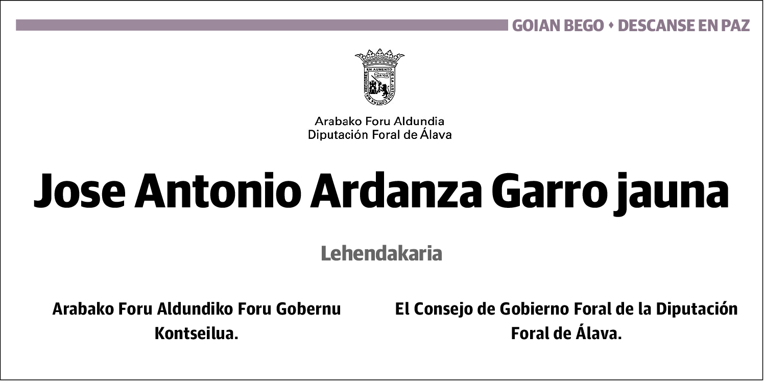 José Antonio Ardanza Garro