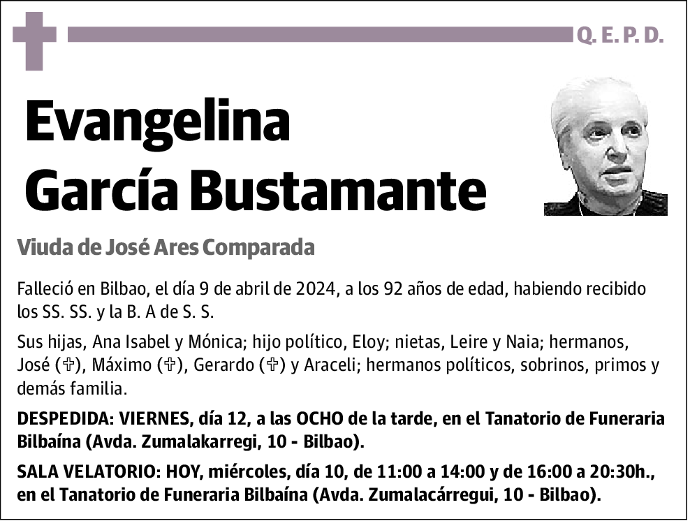 Evangelina García Bustamante