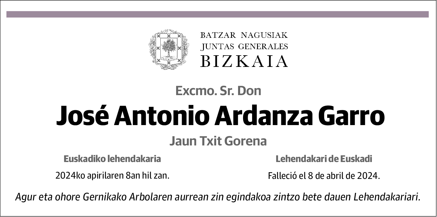 José Antonio Ardanza Garro