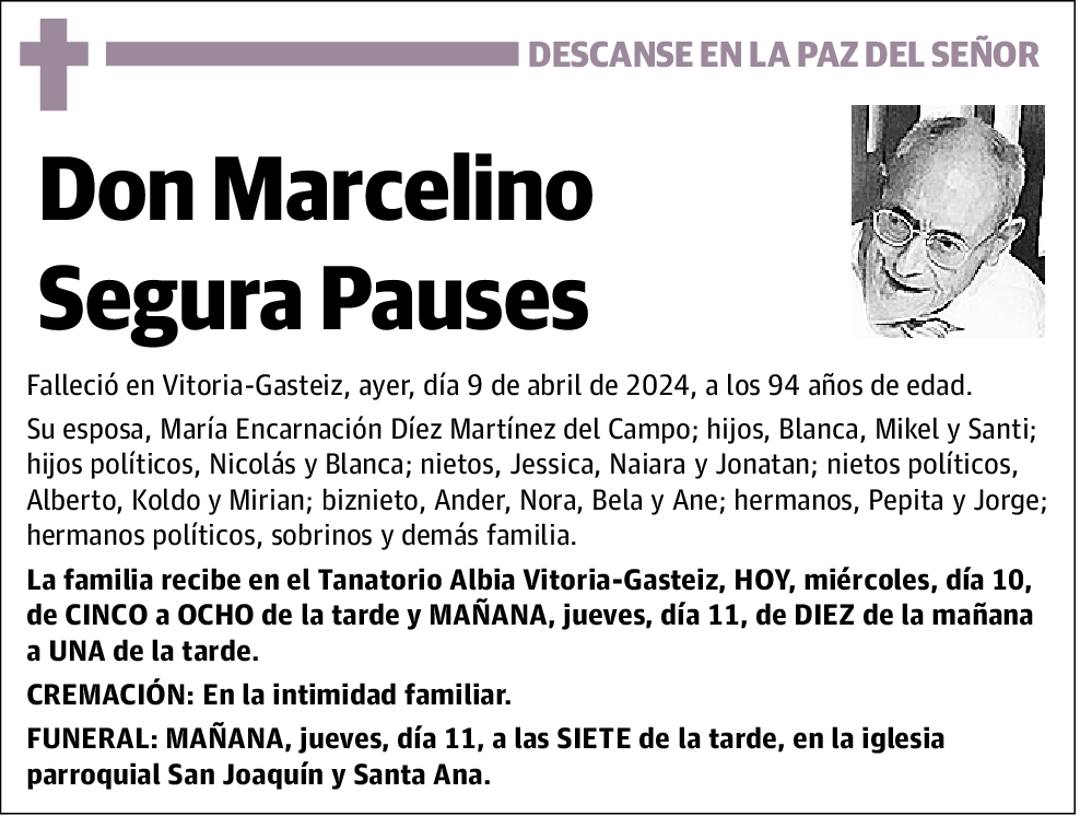 Marcelino Segura Pauses