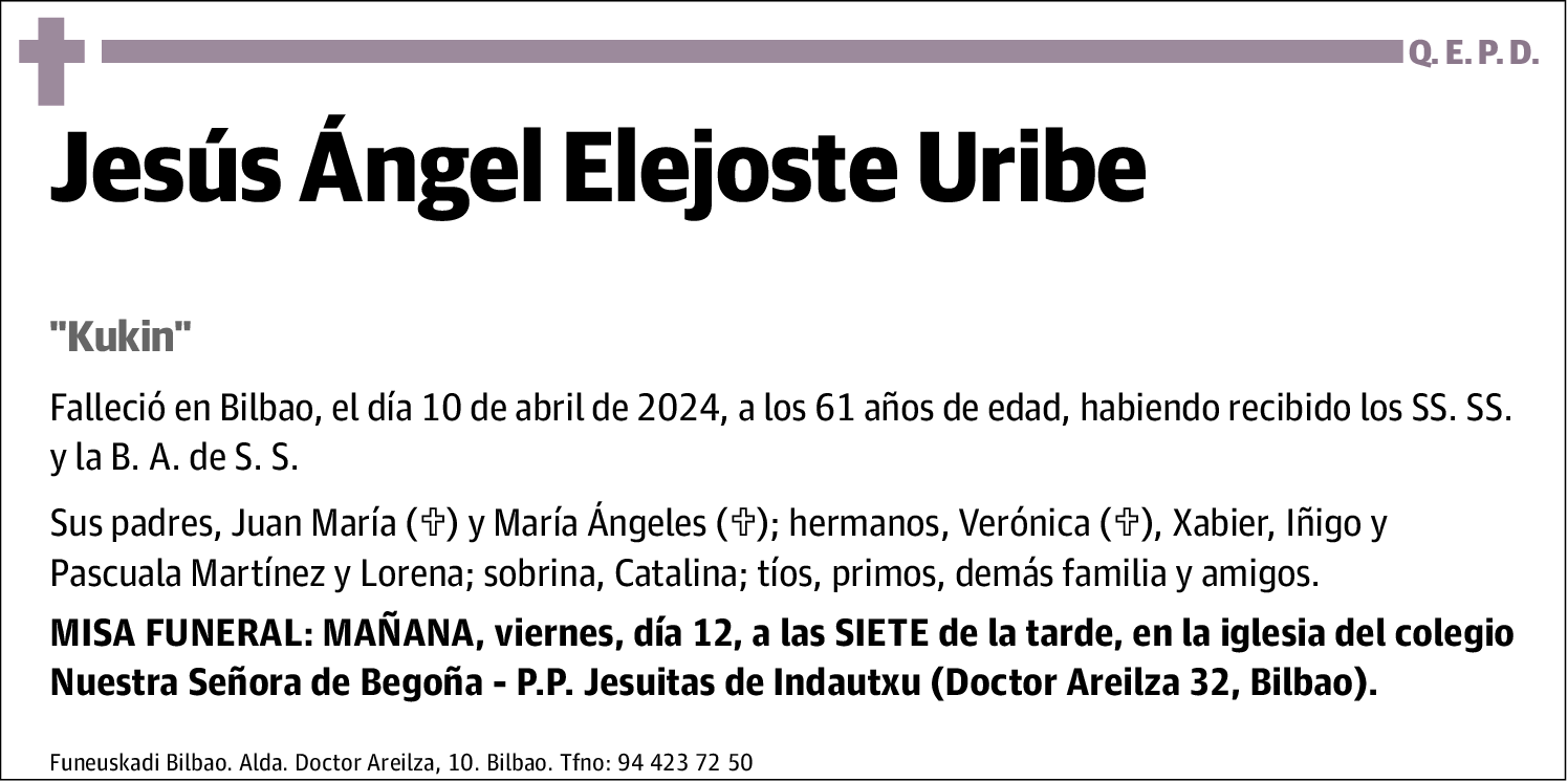 Jesús Ángel Elejoste Uribe