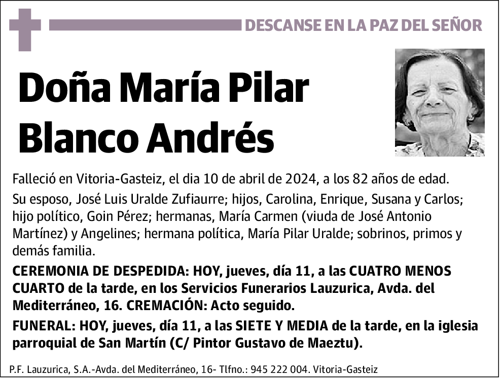 María Pilar Blanco Andrés
