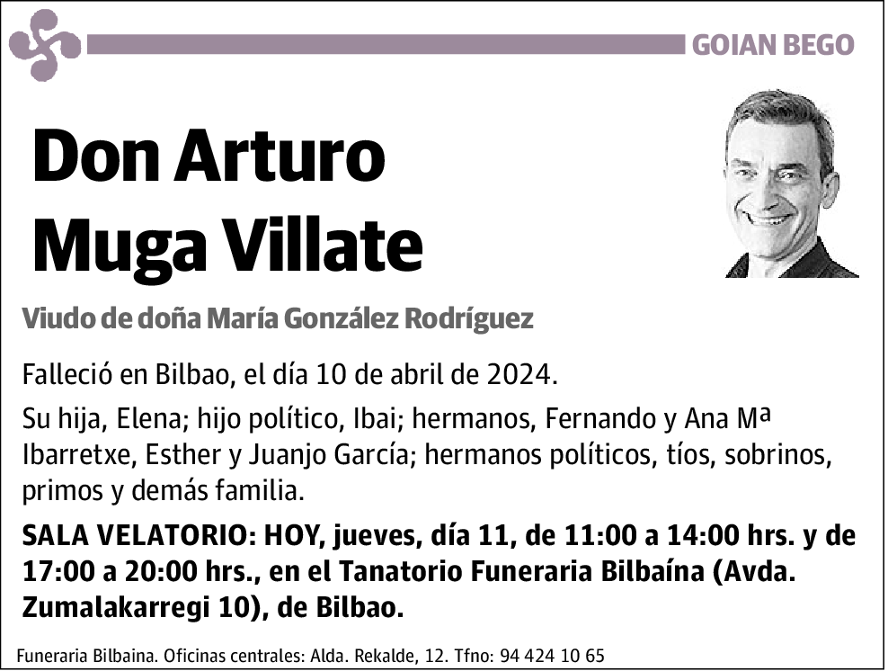 Arturo Muga Villate