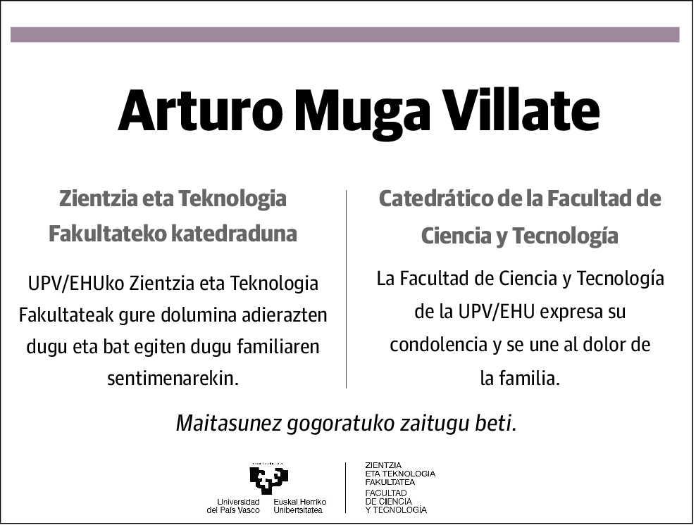 Arturo Muga Villate