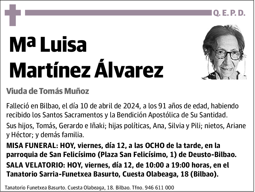 Mª Luisa Martínez Álvarez