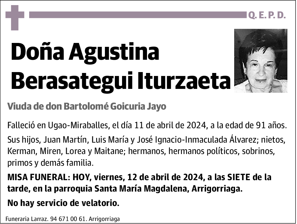 Agustina Berasategui Iturzaeta