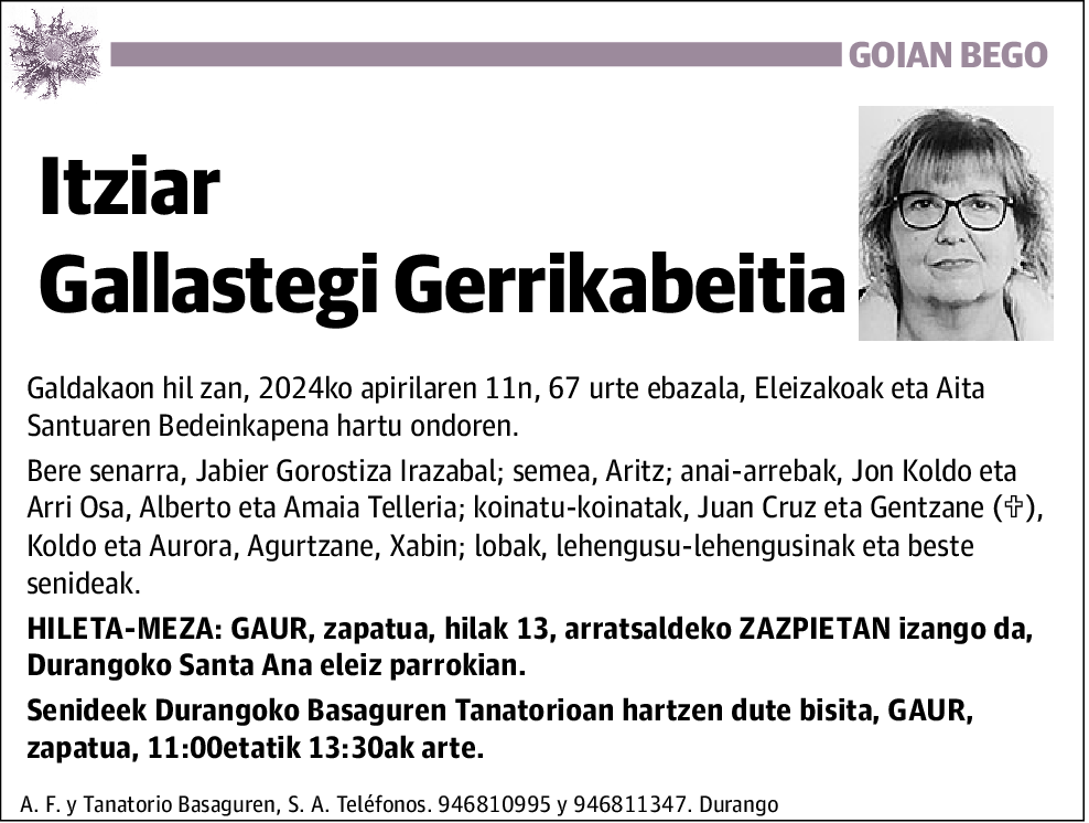 Itziar Gallastegi Gerrikabeitia