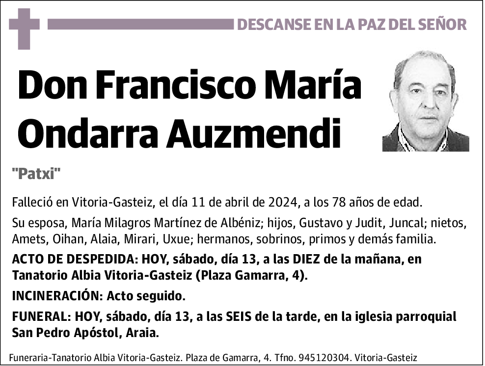 Francisco María Ondarra Auzmendi