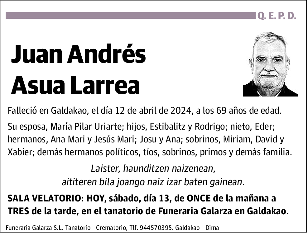 Juan Andrés Asua Larrea