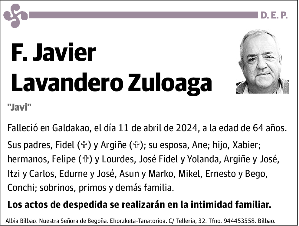 F. Javier Lavandero Zuloaga