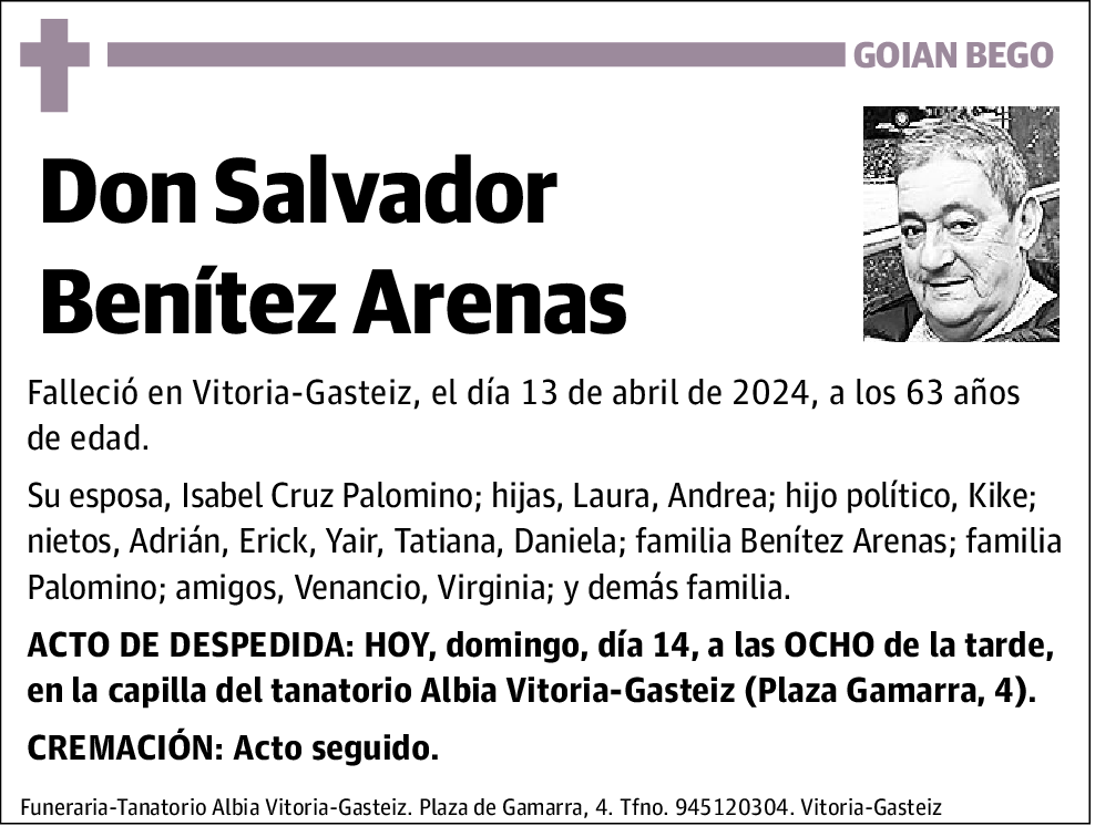 Salvador Benítez Arenas