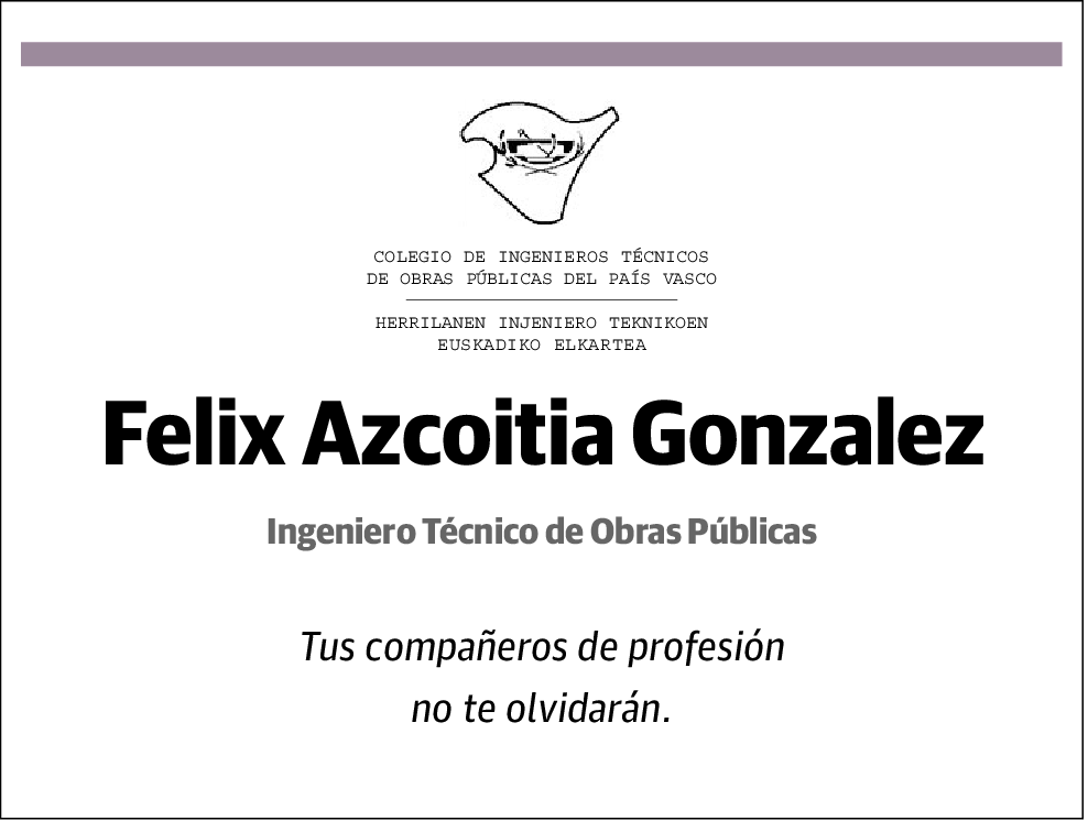 Felix Azcoitia Gonzalez