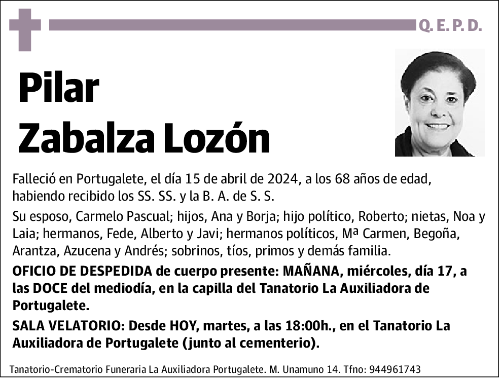 Pilar Zabalza Lozón