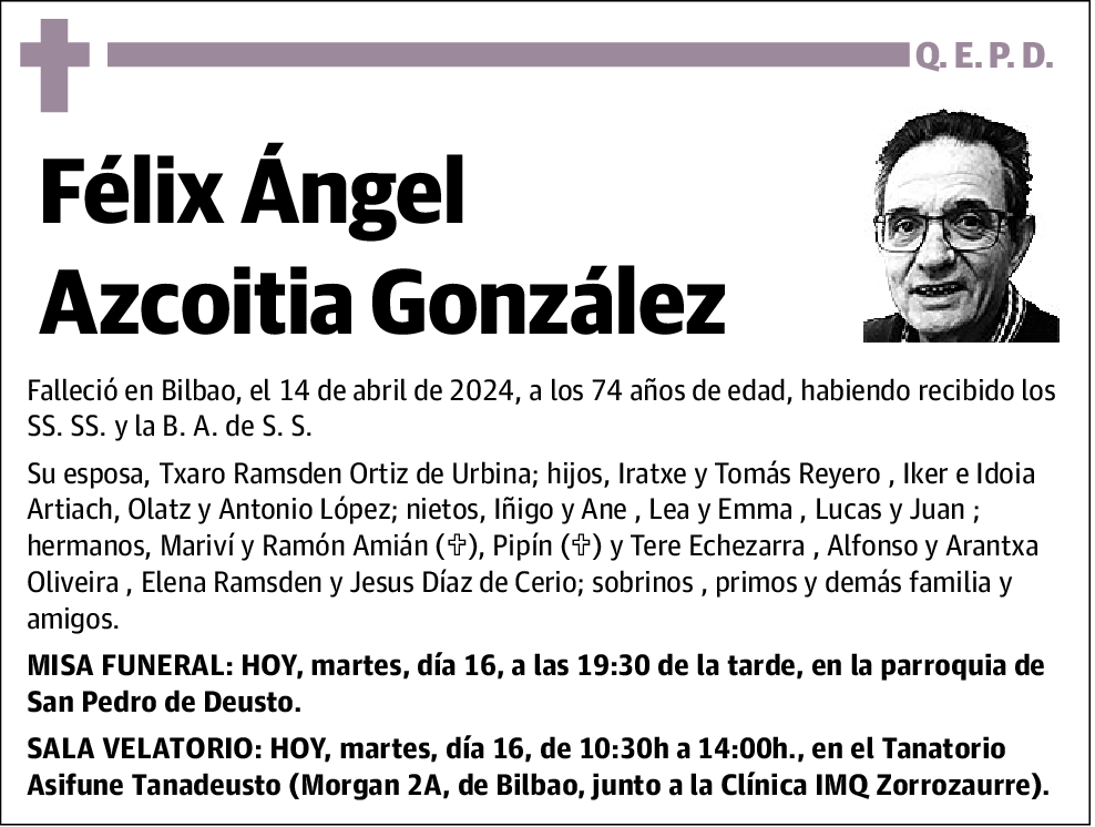 Félix Angel Azcoitia González