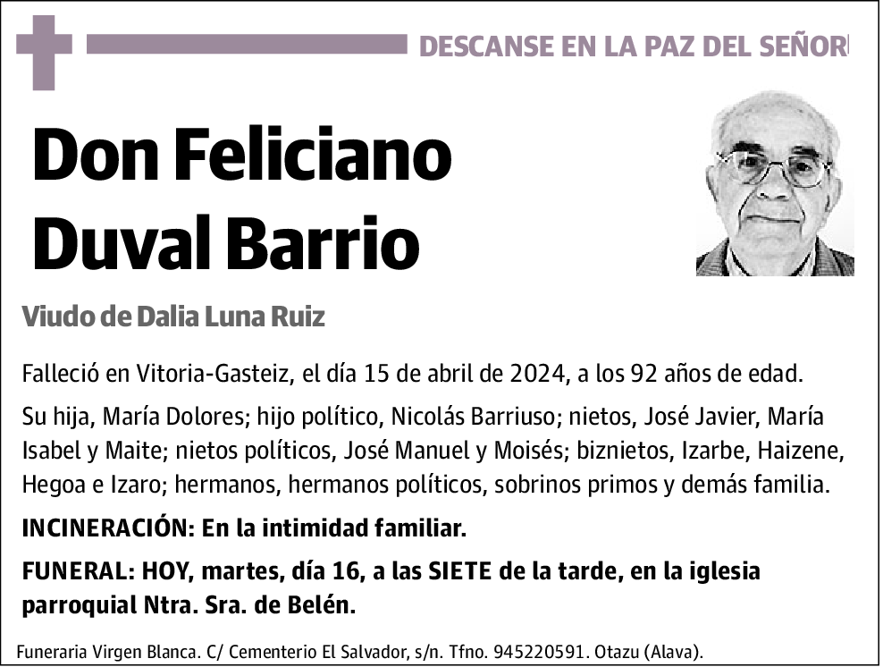 Feliciano Duval Barrio