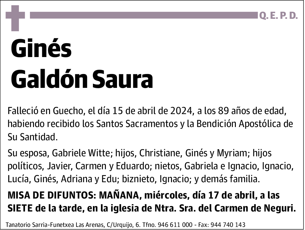 Ginés Galdón Saura