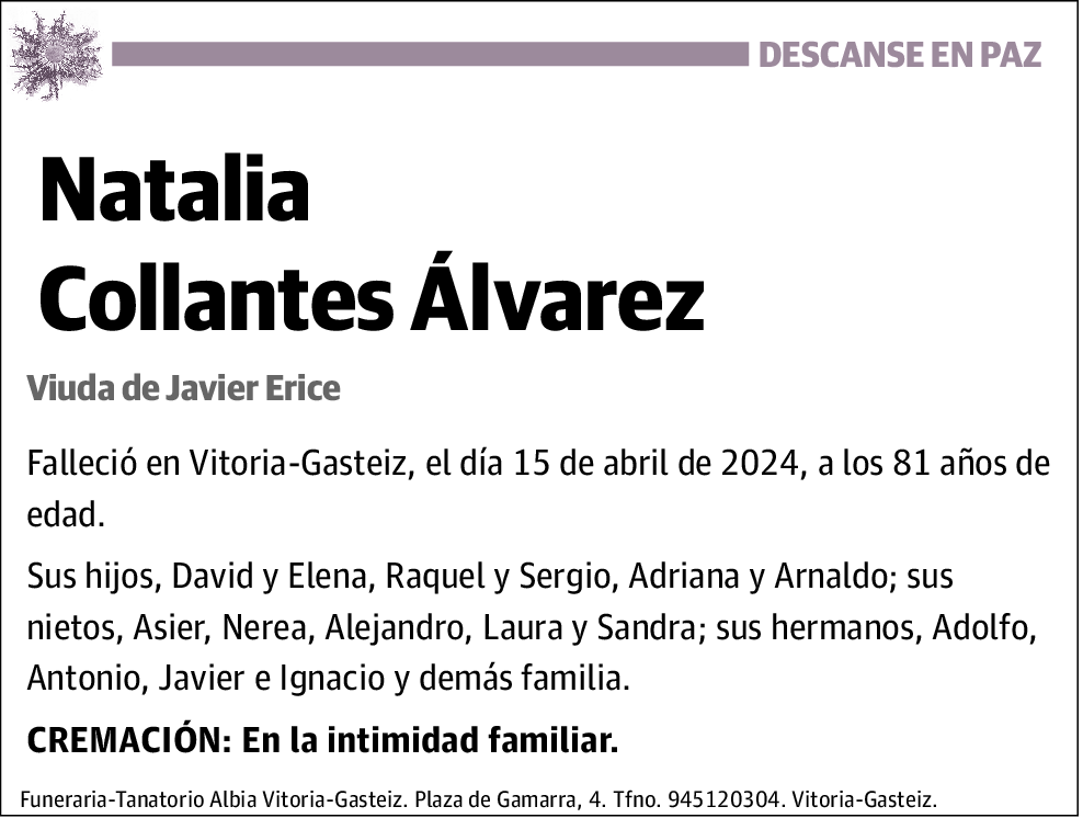 Natalia Collantes Álvarez