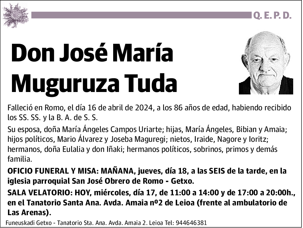 José María Muguruza Tuda