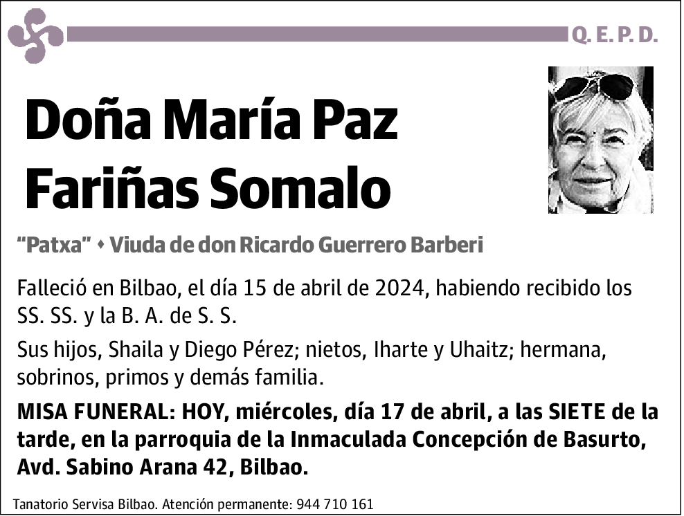 María Paz Fariñas Somalo