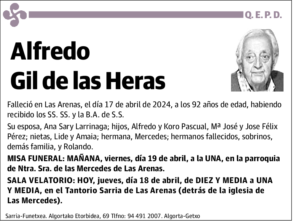 Alfredo Gil De Las Heras