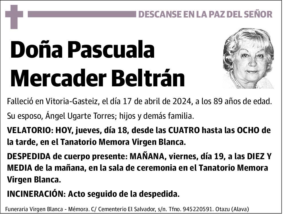 Pascuala Mercader Beltran