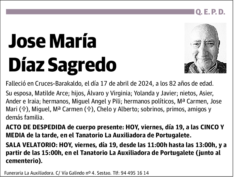 Jose María Díaz Sagredo