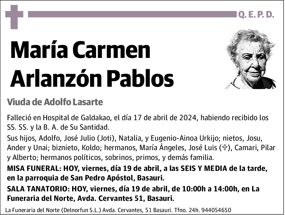 María Carmen Arlanzón Pablos