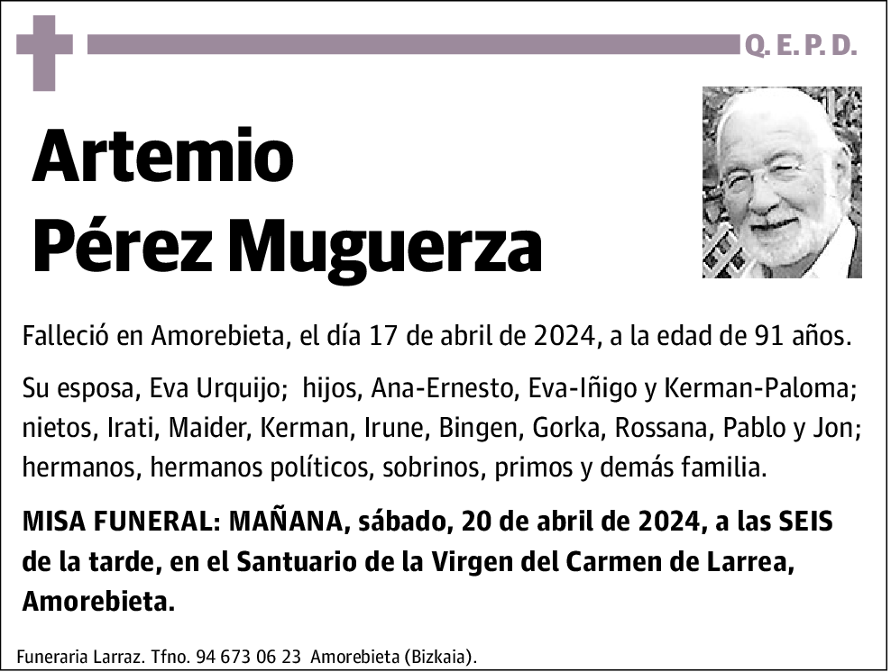 Artemio Pérez Muguerza