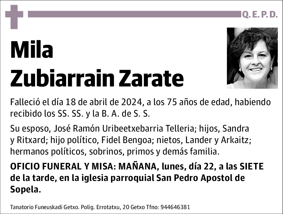 Mila Zubiarrain Zarate