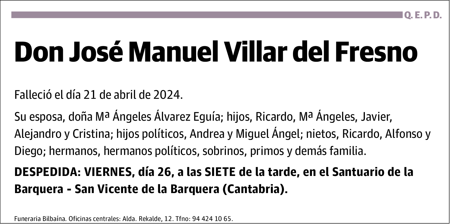 José Manuel Villar del Fresno