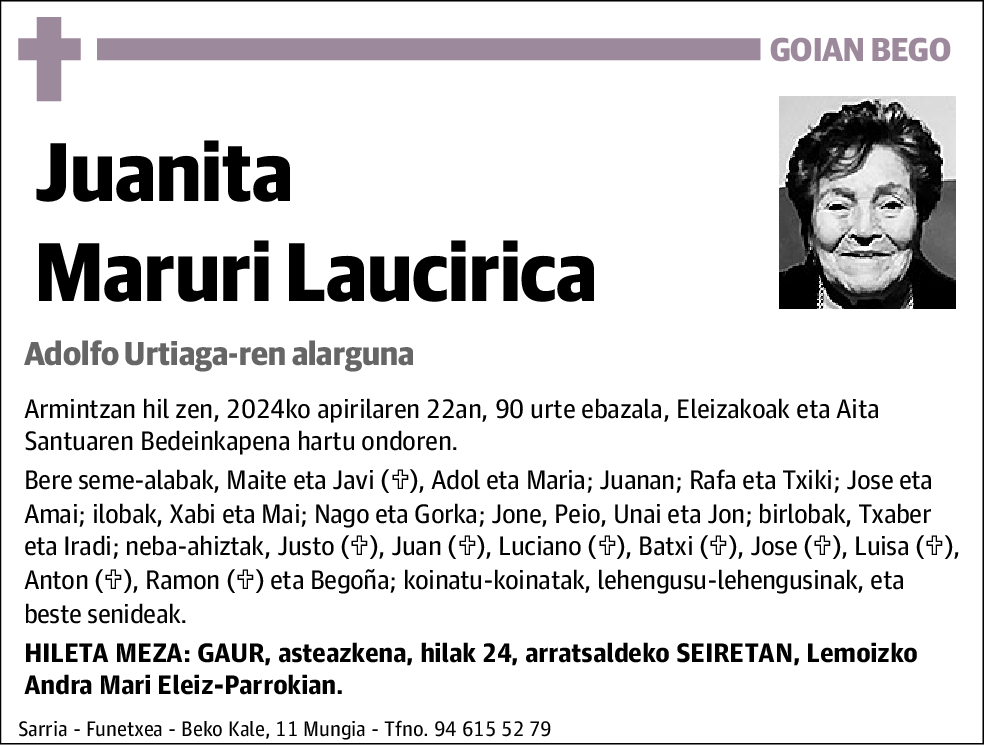 Juanita Maruri Laucirica