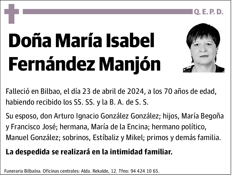 María Isabel Fernández Manjón