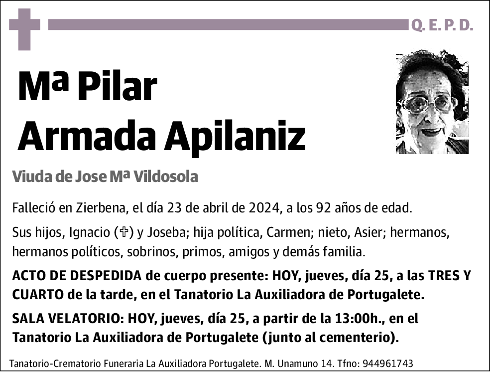 Mªpilar Armada Apilaniz