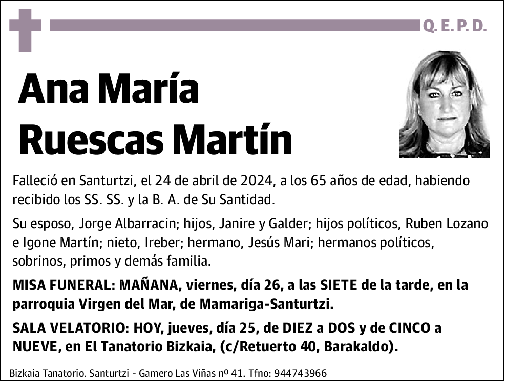 Ana Maria Ruescas Martin