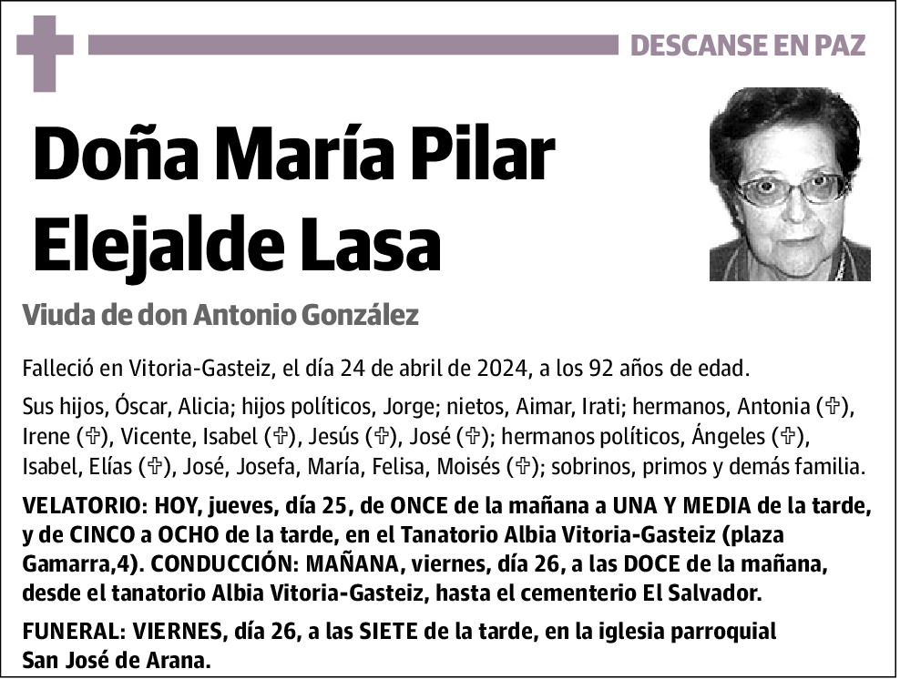 Maria Pilar Elejalde Lasa