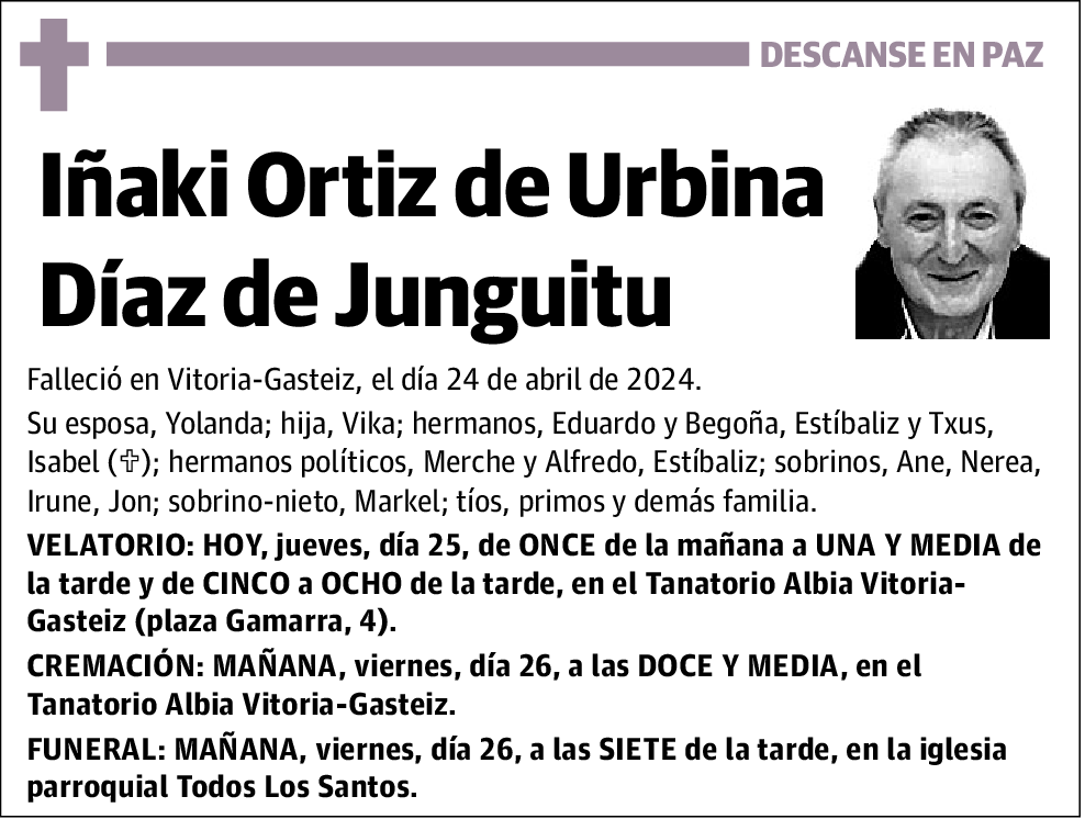 Iñaki Ortiz de Urbina Díaz de Junguitu