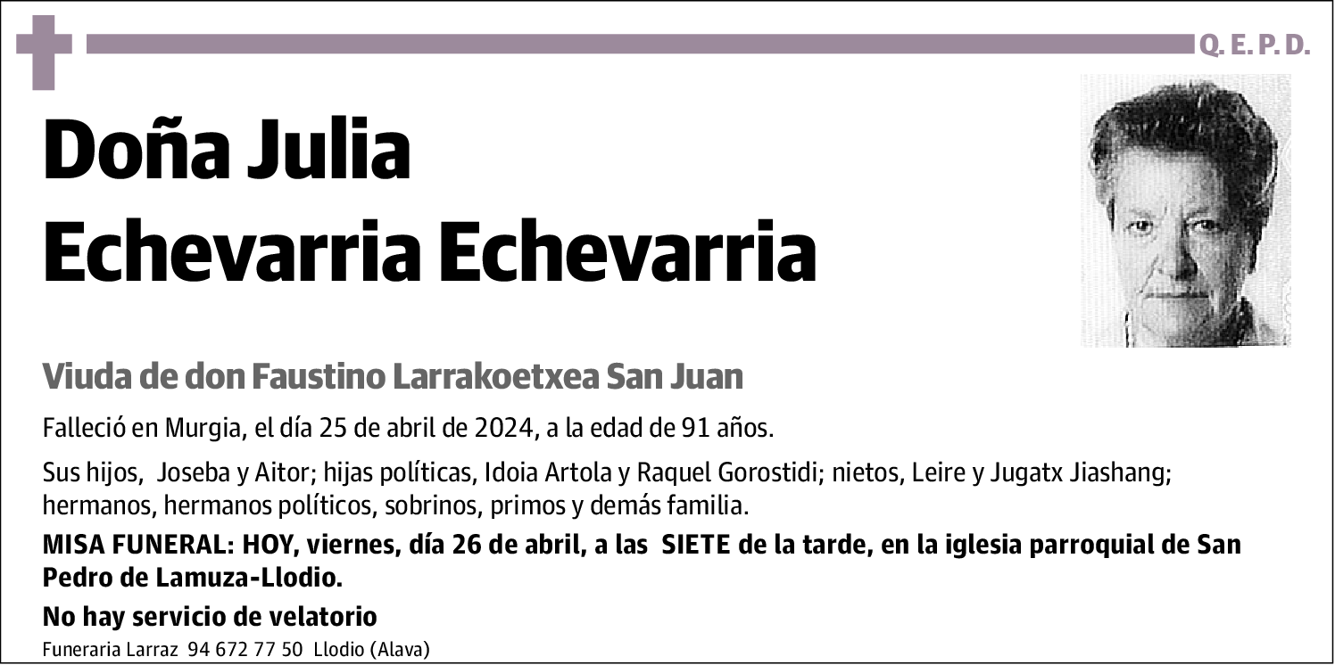 Julia Echevarria Echevarria