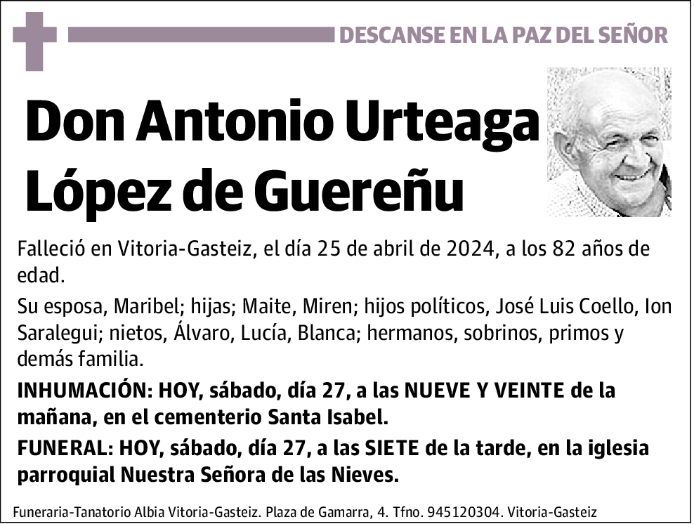 Antonio Urteaga López de Guereñu