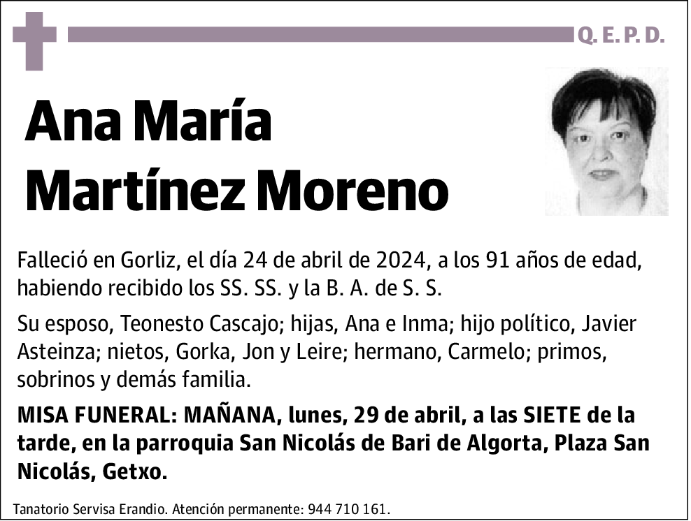 Ana María Martínez Moreno