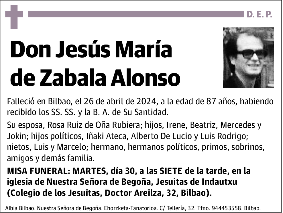 Jesús María de Zabala Alonso